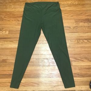 Army green lularoe tall and curvy leggings